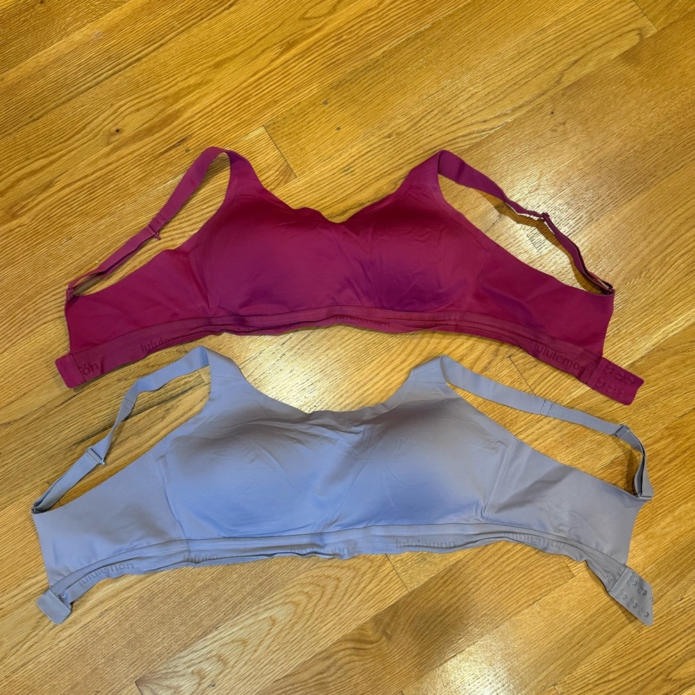 TWO Lululemon Sports Bras with Hook Closure
